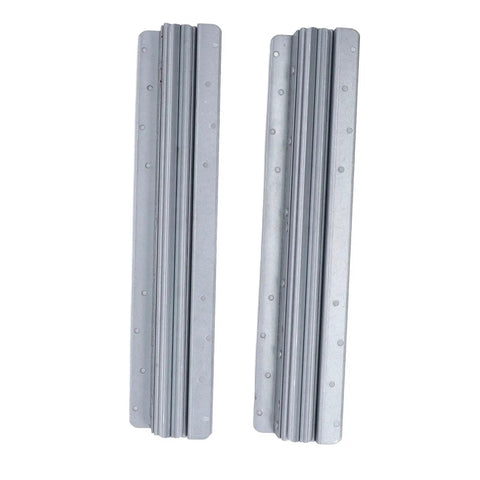 Undermount Heavy Duty Drawer Slide With Thickened Cold Rolled Steel For Stair Bottom Cabinets, 32 Inch Concealed Runner Glide, Built To Last Up To 120kg (264.6lb), Adjustable Length 800 To 1850mm, Ultra Durable High Cycle Rail, two silver rails