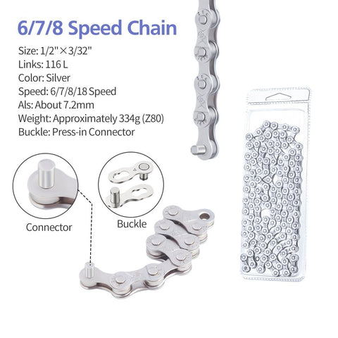 All In One Bike Chain Kit For 6 7 8 Speed Systems Multi Function Repair Set With Chain Breaker And Link Pliers With Hook Three Pairs Bicycle Buckles Reusable And Durable For Quick On The Go Fixes