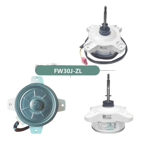 Beefy High Efficiency DC Brushless External Fan Motor FW30J-ZL ZWS30-J 310V Replacement Part, top and bottom view