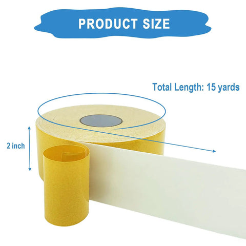 Double Sided Rug Tape For Hardwood Floors 2 Inch By 15 Yards Non Slip Grip For Tile And Wood Easy To Remove Without Residue Rug Tape