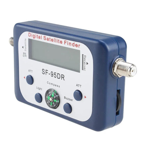 Portable Digital Satellite Signal Finder Meter For Dish Network And DirecTV FTA with compass and audio tone, SF-95DR model