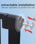 Wide Range Baby And Pet Safety Gate For Doorways And Stairs With 29.5 To 51.5 Inch Width, showing retractable installation feature