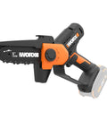 20V Mini Chainsaw With 5 Inch Bar 25 Feet Per Second Chain Speed Ultra Lightweight 3.49 Lbs Pruning Saw