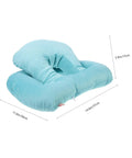 Office Desk Nap Pillow Ergonomic Face Down Rest Cushion Plush Lightweight Portable Sleep Pillow with dimensions 37x30x15 cm