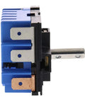 Side view of Range Infinite Switch Replacement For Whirlpool Maytag KitchenAid JennAir Amana Magic Chef Admiral Norge Roper W10857622