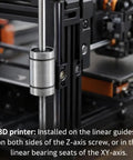 Linear Bearings Set 8x15x24mm Double Sealed For Rock Solid Motion In 3D Printers And CNC Routers 12 Piece Pack 8mm inner diameter linear bearing on 3D printer Z-axis