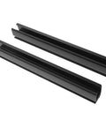 Two Pack Golf Cart Windshield Edge Guard Clips Black Plastic Accessories That Stay Put Wear Resistant And Non Obstructive Quick Replacement
