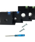No Fuss AC Current Sensing Relay With 0 To 30 Amp Range featuring three black relay housings and installation screws.