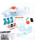 Awesome Mini Pottery Studio Kit For Kids 8 And Up showing 26 piece air dry clay set with centering tool and accessories