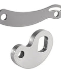 Universal Torque Arm Conversion Kit M14 for E-Bike Motors showing two steel components with holes for installation