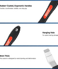 Extended Hydraulic Piston Press For Bicycle Disc Brakes Caliper Pad Spreader Tool, rubber grip, 4mm thick, hanging hole