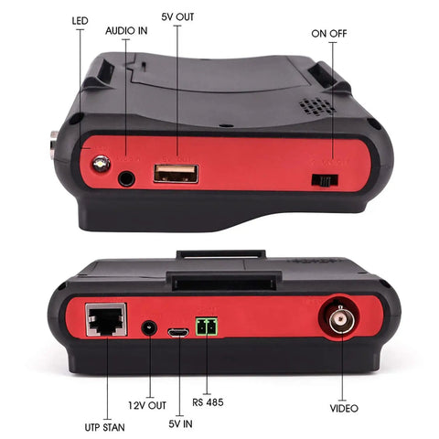5 Inch Wrist CCTV Tester For Analog Cameras 4 In 1 Hybrid Tester With Auto PAL NTSC Coaxial AHD CVI TVI CVBS Support Portable Monitor For CCTV Installation And Troubleshooting