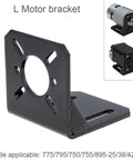 Universal motor mount bracket for DC and stepper motors