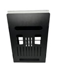Protective Golf Simulator Case for Garmin R50 with Rugged Carbon Steel Build and Removable Acrylic Shield, top view of case