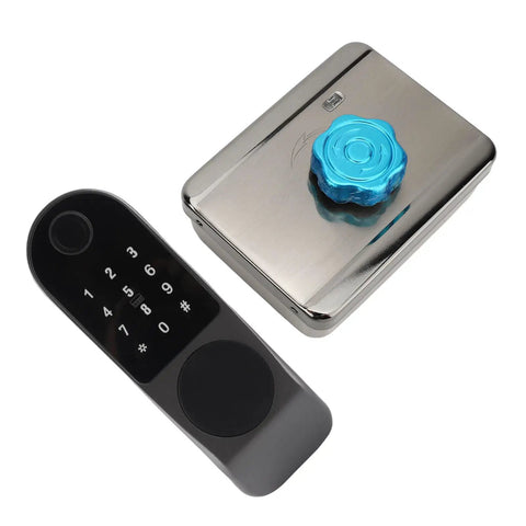 Foolproof Smart Biometric Door Lock With Wireless App Control And Instant Keyless Entry Heavy Duty Aluminum Alloy Fingerprint Deadbolt with keyless remote control