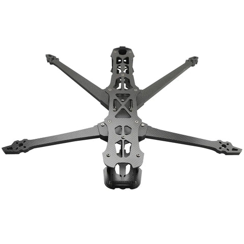 Top view of 15 Inch FPV Quad Frame Kit 680mm Carbon Fiber Beefy Durable And Stable With Thick Top And Bottom Plates Seven Millimeter Arms