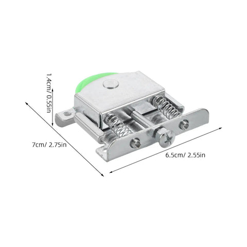 Heavy Duty Sliding Door Roller Kit For Wardrobe And Closet Repair Featuring Steel Frame With Nylon Reinforced Fiber Wheels High Load Bearing And Wear Resistant Design Prevents Squeak Forever Make Doors Roll Smooth Like Butter Every Single Day, 7cm size