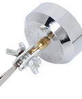 Close-up view of Top Tier Fabater Third Hand Stand With Tweezer Lock features, showing tweezers and sturdy base for precision work.