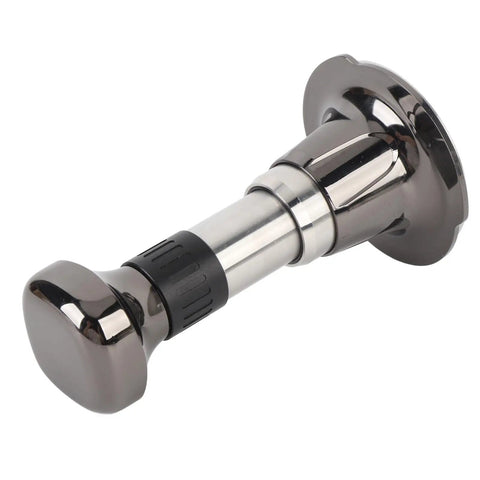 Premium Aluminum Alloy Coffee Tamper With Constant Force Hand Press, ergonomic design, 2.3 inch grip for smooth espresso prep.