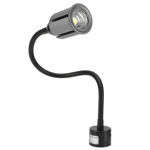 12W LED Desk Lamp With Magnetic Base And Adjustable Gooseneck For Sewing Machine Workbenches CNC Machines Craft Tables And Workshop Use Pro Grade Bright White Light