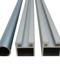 36-Inch Handle And Rail Set For Alaskan MK-IV Chainsaw Mill With Aircraft Aluminum Construction And Zinc Plated Tubing For Beefy Strength Rock-Solid Stability And Precise Milling Fits G778 And G777 Conversions And 20 To 36 Inch Bars, showing aluminum rails and zinc-plated tube close-up