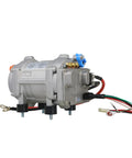 Premium 12V Dc Electric Air Conditioner Compressor For Rv Camper Truck And Tractor Parking Ac Units with connectors and mounts.