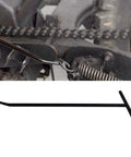 P1TOOLS 10-in exhaust spring puller tool with T-handle, black metal for motorcycle exhaust springs