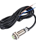 M12 Inductive Proximity Sensor Switch PR12 2DC Cylindrical Detector With 2mm Sensing Distance DC 12 24V 2 Wire NC flush mount