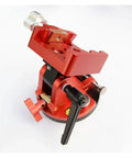 Latitude Adjustment Seat And Harmonic Equatorial Mount for Telescopes, heavy-duty, 15kg capacity, red metal construction