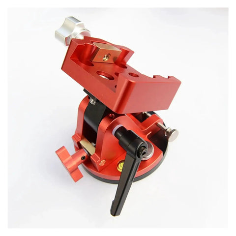 Latitude Adjustment Seat And Harmonic Equatorial Mount for Telescopes, heavy-duty, 15kg capacity, red metal construction