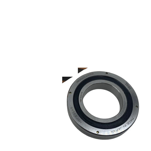 Precision Cross Roller Ring RB3010 And RB3010UUCC0C0 Heavy Duty Rotary Table Bearing For Industrial Robot Arms showing top view with metal and black material.