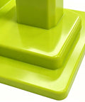 Close-up of lime green heavy-duty mount from 10 Pack Must Have Tool Holder Wall Mount For Ryobi 18V One Plus Cordless Drill Saw