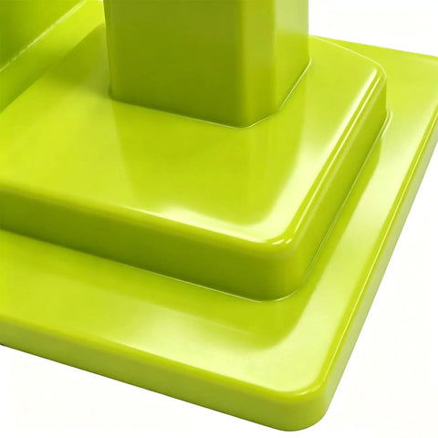Close-up of lime green heavy-duty mount from 10 Pack Must Have Tool Holder Wall Mount For Ryobi 18V One Plus Cordless Drill Saw