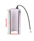 20oz Sublimation Mug Heating Attachment For Tumbler With Heat Press Machine Durable Silicone And Stainless Steel Cup Transfer Plate Replacement Heating Element 110V Silver