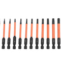 Must Have 3 Piece Torx Bit Set For T5 To T40 Impact Drivers With High Strength Alloy Steel And Shock Absorbing Torsion Design For Professional Jobs, T5-T40 bits
