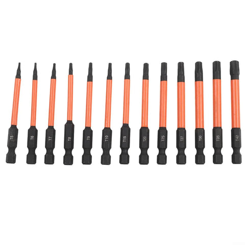 Must Have 3 Piece Torx Bit Set For T5 To T40 Impact Drivers With High Strength Alloy Steel And Shock Absorbing Torsion Design For Professional Jobs, T5-T40 bits