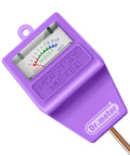 Purple soil moisture meter for plants and garden hygrometer water sensor lets you know when to water indoor or outdoor plants