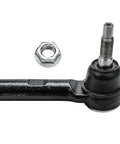RWD Front Wheel Hub Bearing Kit For Chrysler 300 Dodge Charger Challenger Magnum 2 Piece Set Includes Front Wheel Hub And Bearing Assembly Plus Outer Tie Rod End Links Beef Up Your Ride - close-up of outer tie rod end and nut