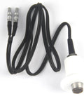 5MHz 12mm High Temperature Ultrasonic Probe Transducer For Thickness Gauge Meter Tester with dual Lemo 00 connectors visible