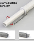 Close-up of Hidden Magnetic Cabinet Latches Kit 2 Pack with rotary adjustable seam and soft close mechanism for cupboard doors.