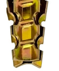Close-up of a gold heavy-duty expansion screw, part of Heavy Duty Expansion Screw Set For Cabinets And Walls Easy Install Reinforcement.