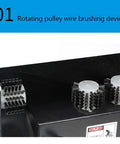 Heavy Duty Auto Wire Twisting Machine For Cable Splitting And Stripping, featuring a rotating pulley wire brushing device.