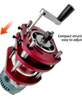 Rock Solid Manual Lifting Router System Kit Featuring A Heavy Duty Aluminum Table Insert Plate For Smooth Woodworking Engraving Slotting And Game Changer Diy Workshops - compact router lift with adjustable handle and aluminum structure.