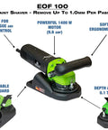 Heavy Duty Tungsten Carbide Milling Disc For EOF 100 Paint Remover with ergonomic handles and adjustable depth.