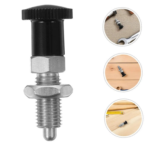 Built Tough Indexing Plunger Pin With Dead Tight Spring Loaded Threaded Design In Premium Stainless Steel for quick fix jobs