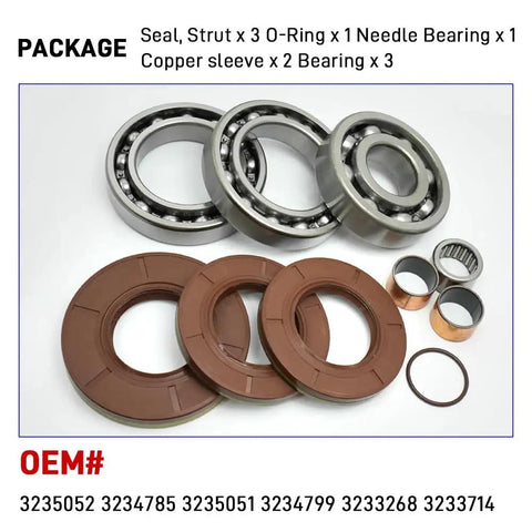 Rear Differential Bearing And Seal Kit For Polaris ATVs And UTVs Including Sportsman 550 850 1000 Scrambler 850 1000 And RZR 4x4 4WD OEM Replacement Parts - full package
