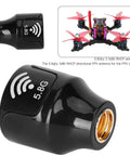 Black High Gain 3dBi LHCP 5.8GHz RC Antenna with inner hole, designed for FPV racing drones, features easy install and anti-crash design.