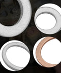 Leak Proof Oil Drain Plug Gasket Kit With Copper And Aluminum Crush Washers, close-up view