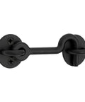 Sliding Door Privacy Hook 4 Inch Matte Black With Mounting Hardware Included Steel Construction Keeps Your Space Private and Quiet.