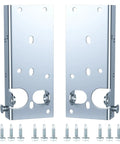 Beefed Up Heavy Duty Replacement Garage Door Bottom Roller Brackets with Seven Sixteenth Inch Diameter Roller Stem, screws included